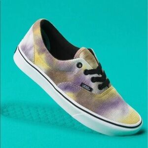 NWOT Vans Comfy-Cush yellow and purple shoes